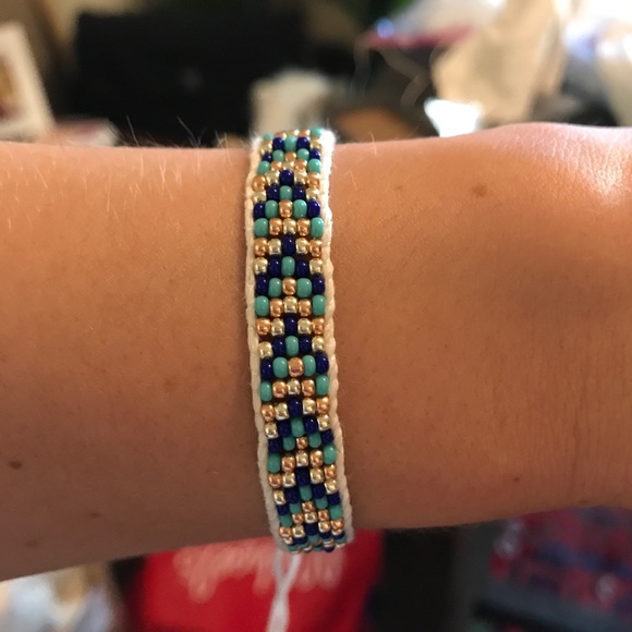 Handmade cord bead bracelet - Picture 4 of 6